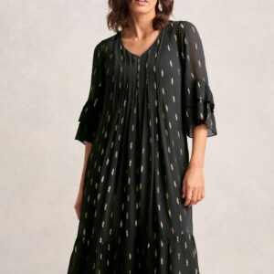 Lurex Clip Dress – Lurex Clip Jacquard